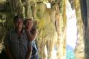 Guess who: Love this picture of the two of us in the caves